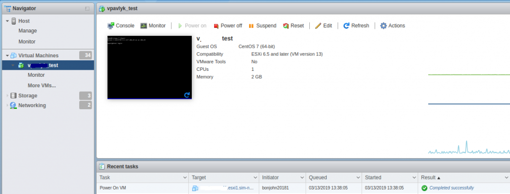 vmware esxi 6.7 ctrl alt del